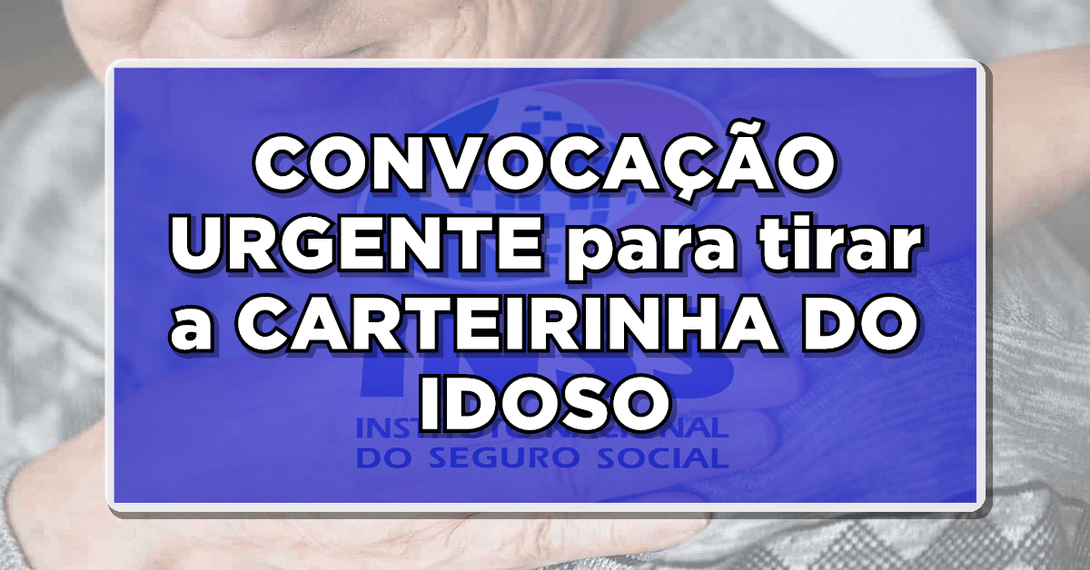 carteirinha do idoso