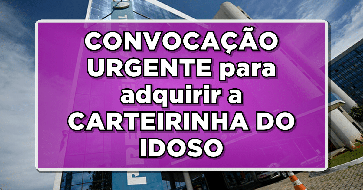 Carteirinha do Idoso