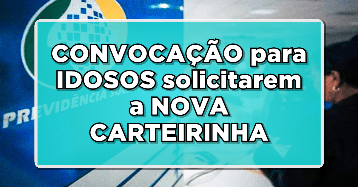 nova carteirinha dos idosos