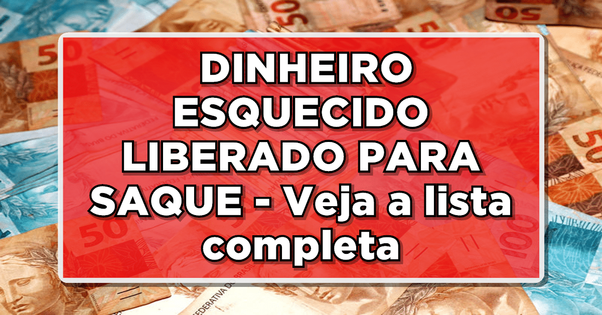 Dinheiro esquecido