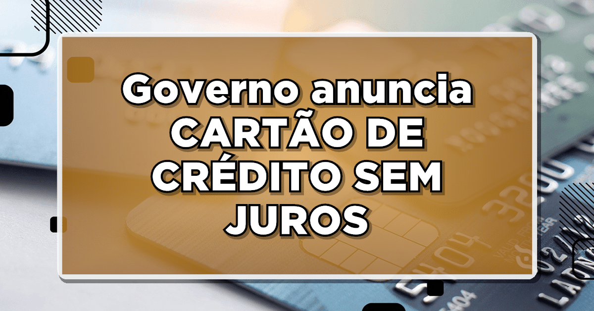 cartão de crédito sem juros