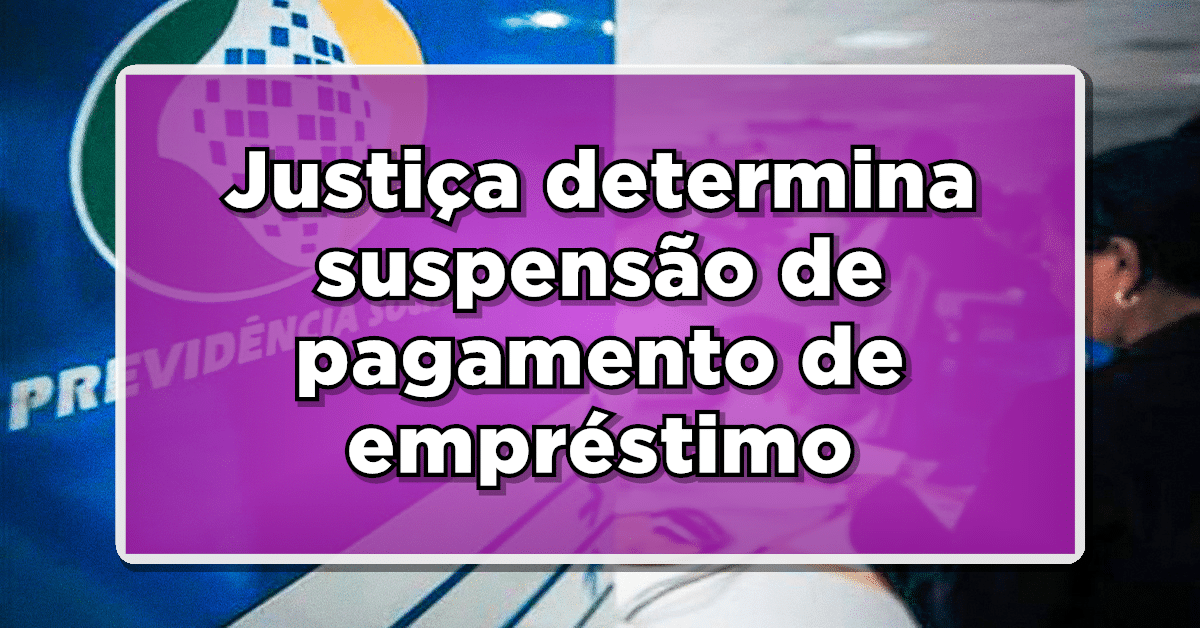 Suspensão dos empréstimos consignados