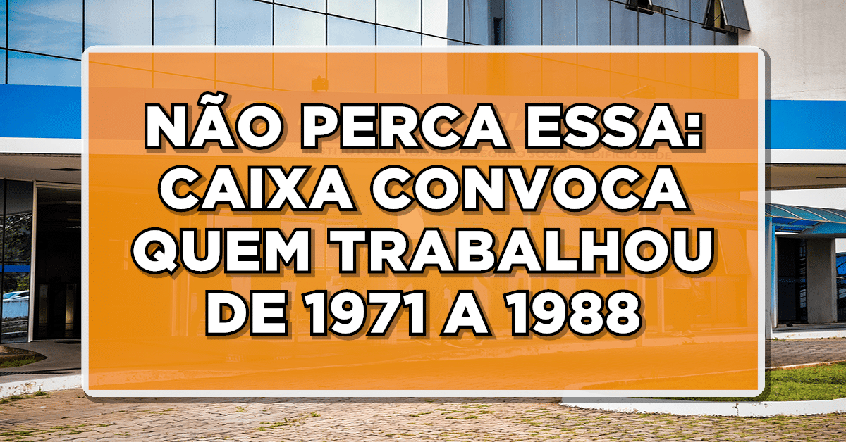 Cotas Pis Pasep: Caixa convoca trabalhadores para receber!