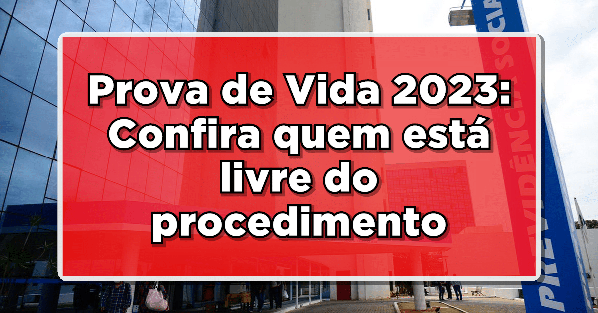 prova de vida 2023