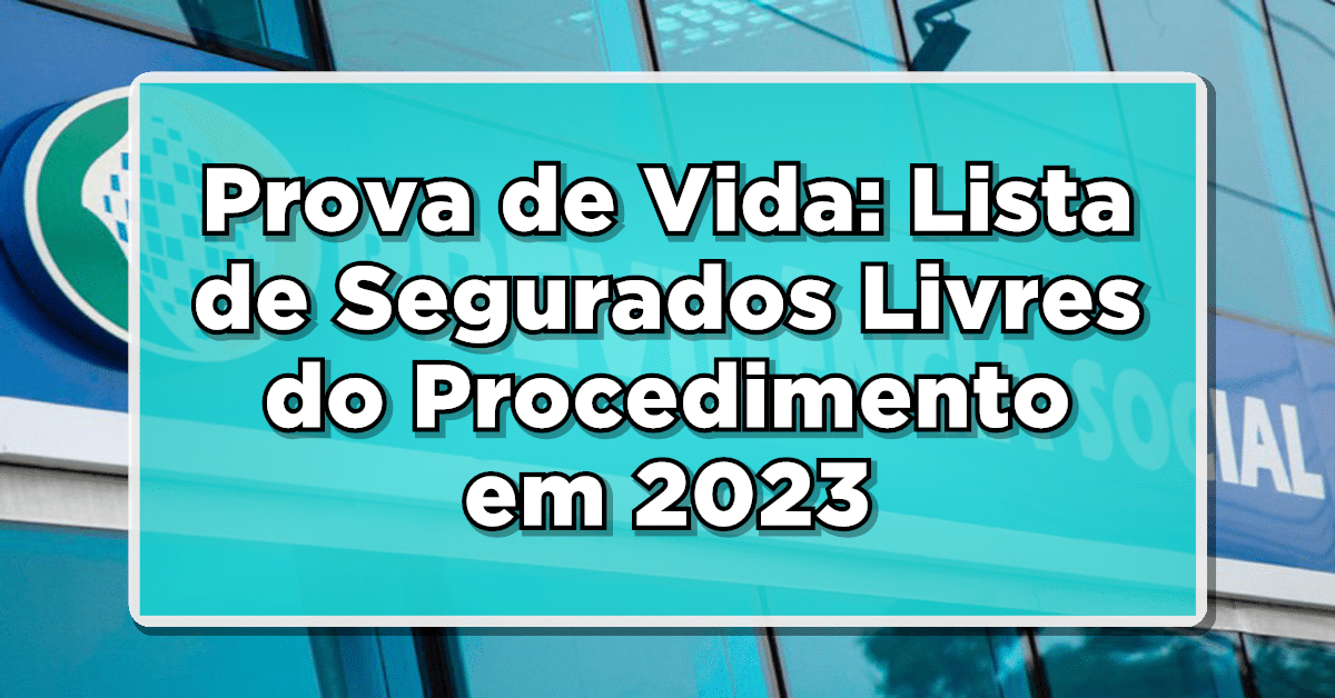 prova de vida 2023