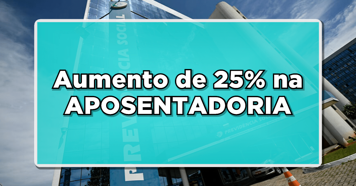 aumento na aposentadoria