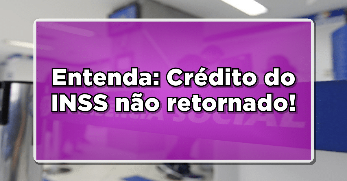 Crédito não retornado