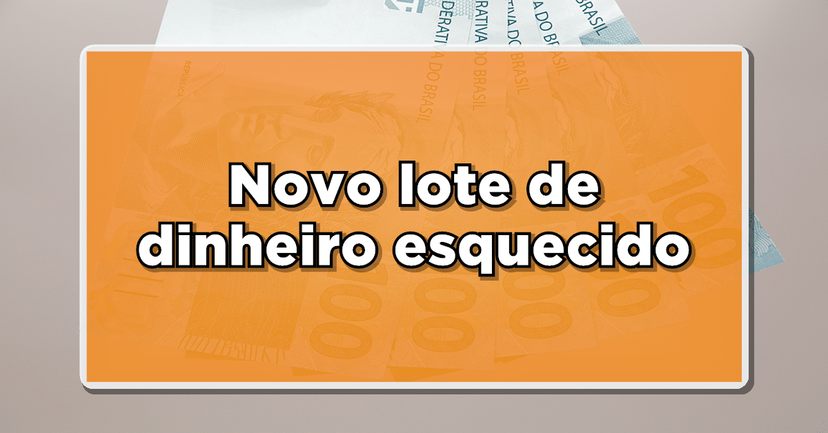 dinheiro esquecido