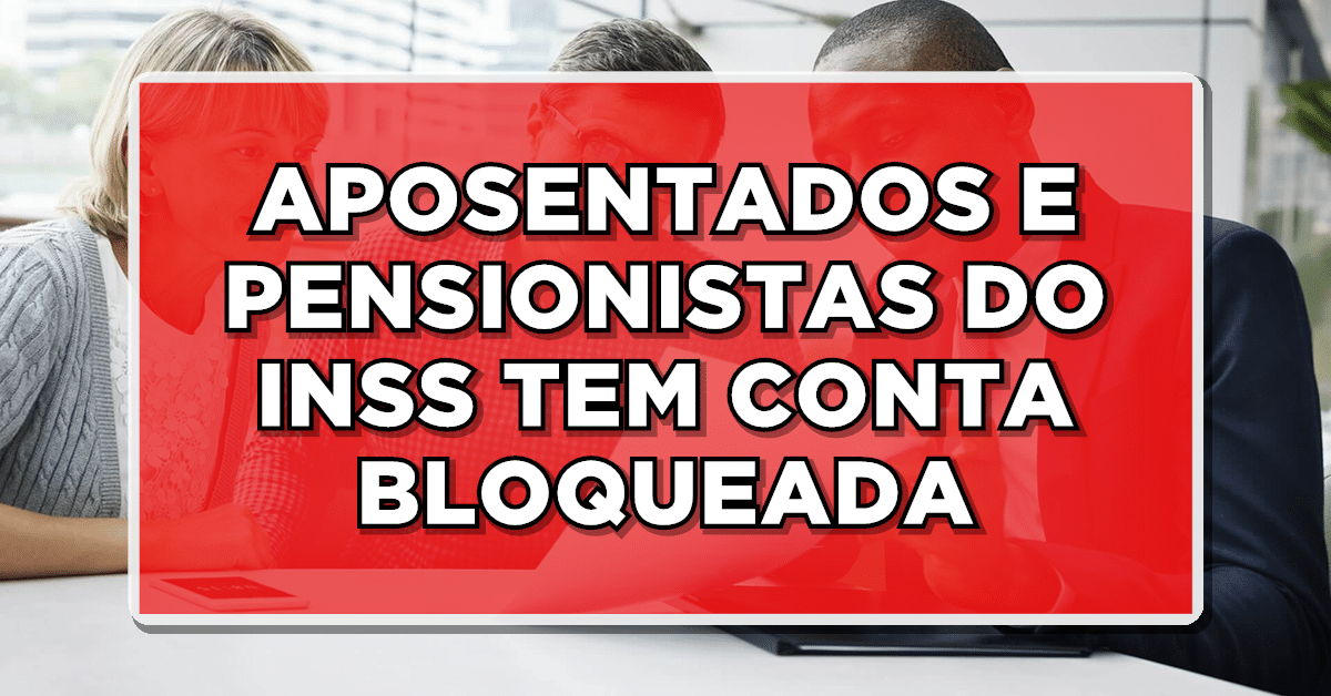Conta poupança bloqueada