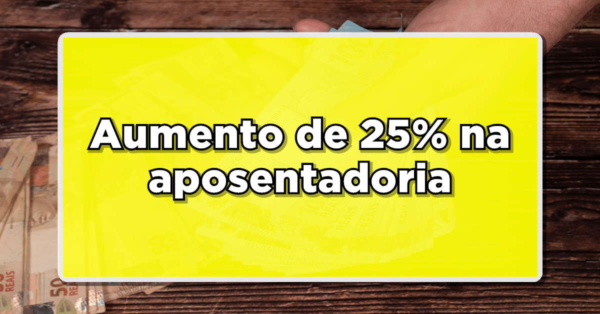aumento na aposentadoria