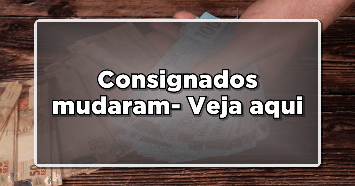 novas regras consignado