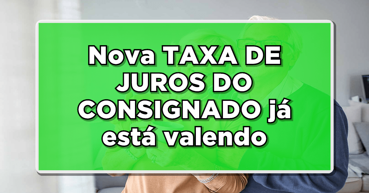 Taxa de juros do consignado