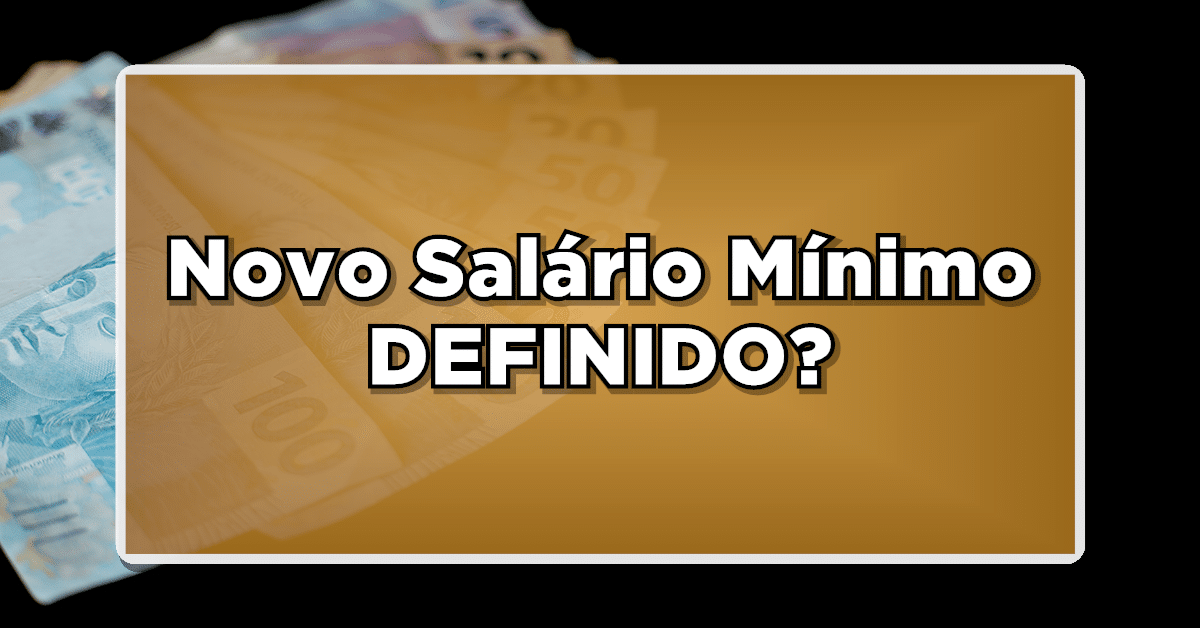 novo salário mínimo