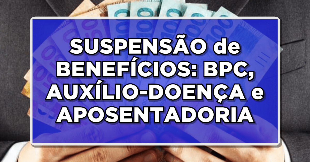 suspensão de benefício do inss