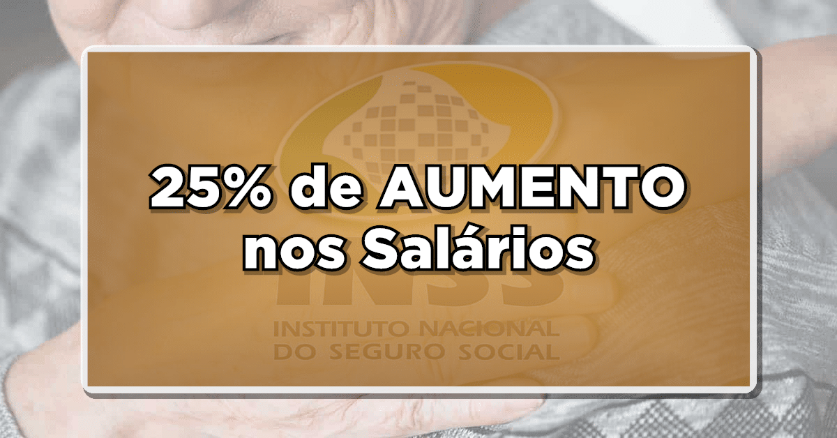 aumento de 25 para aposentados