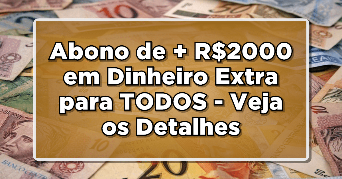 Abono de R$2000 para empréstimo consignado para todos