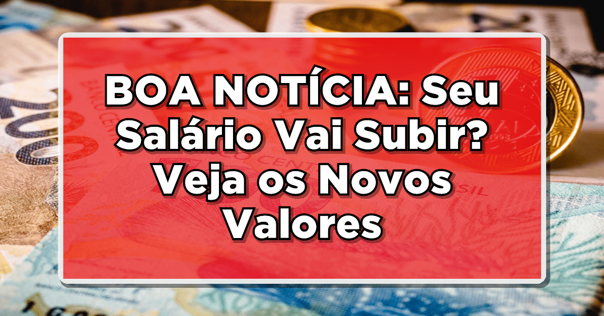 Veja os novos valores do salário mínimo e salário INSS