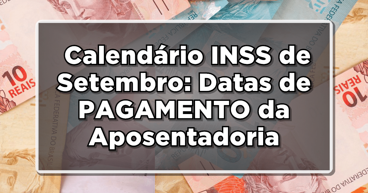 Calendário INSS setembro