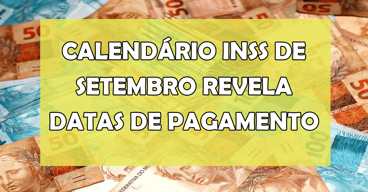 Calendário INSS setembro