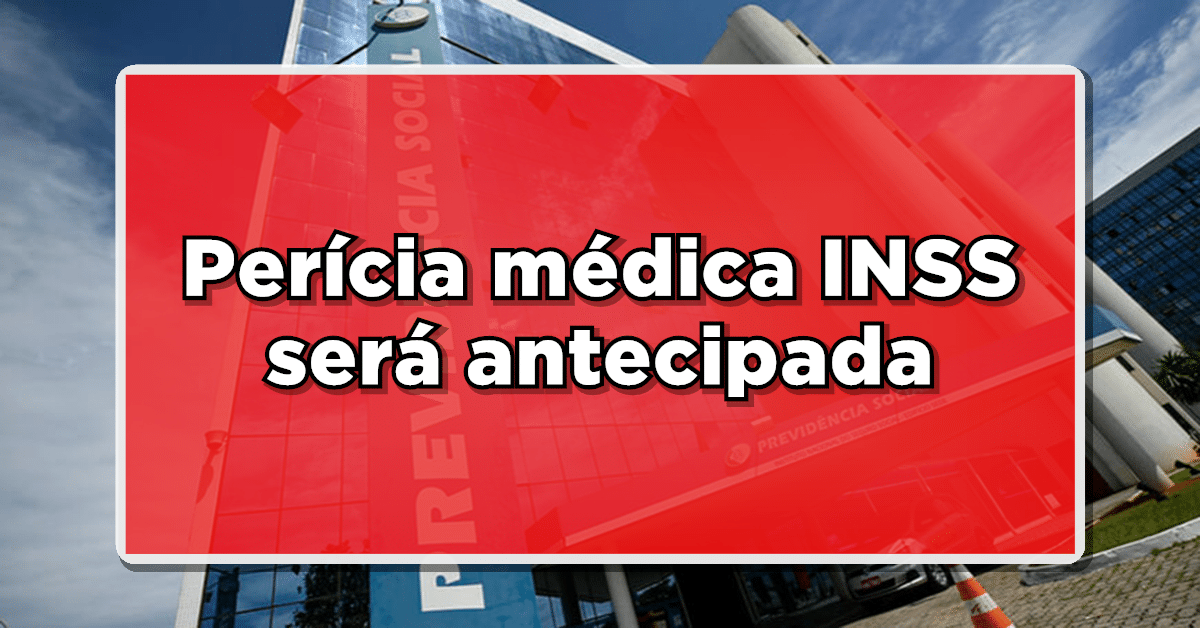 perícia médica inss será antecipada