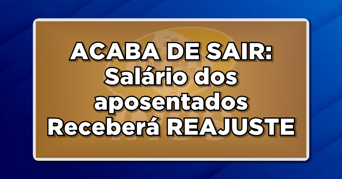 reajuste no salário dos aposentados