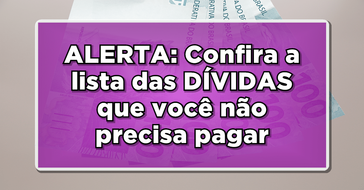 Veja quais são as dívidas que idoso não precisa pagar