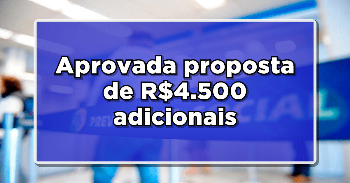 4500 para aposentados