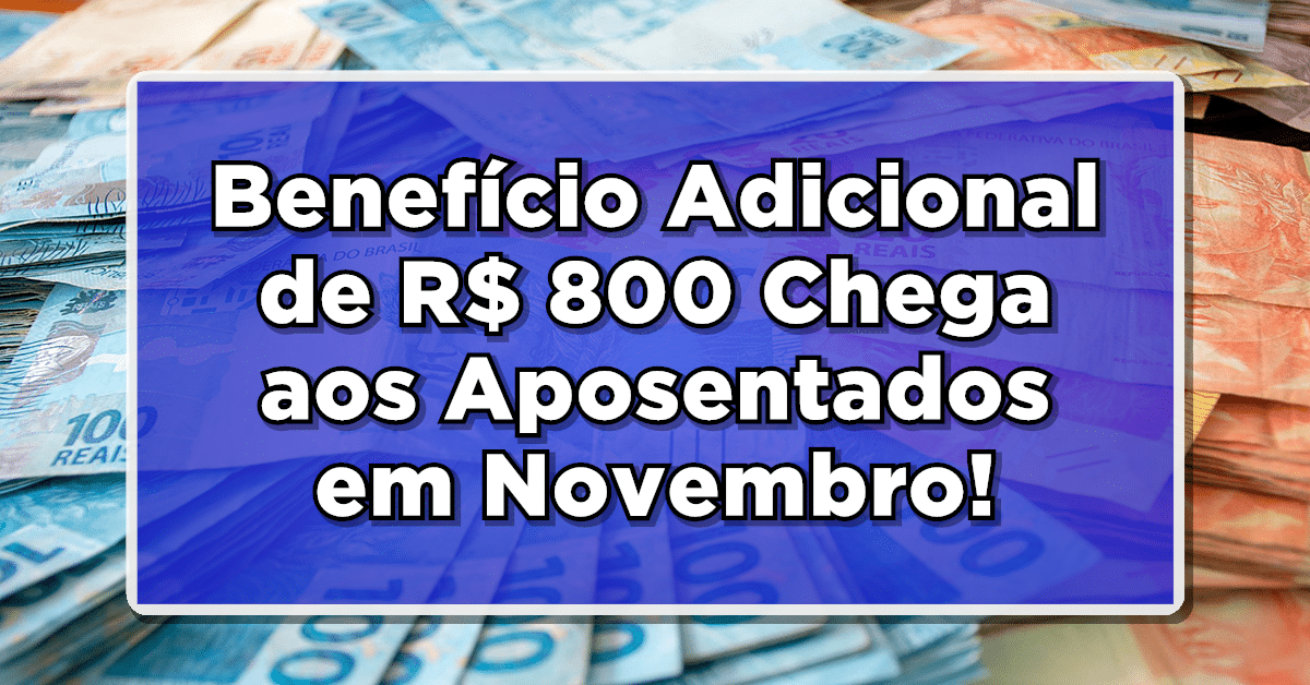 O INSS disponibilizou uma única parcela no valor de R$800 para os aposentados! No entanto, o pagamento não se destina a todos. Portanto, confira quem terá direito a receber.
