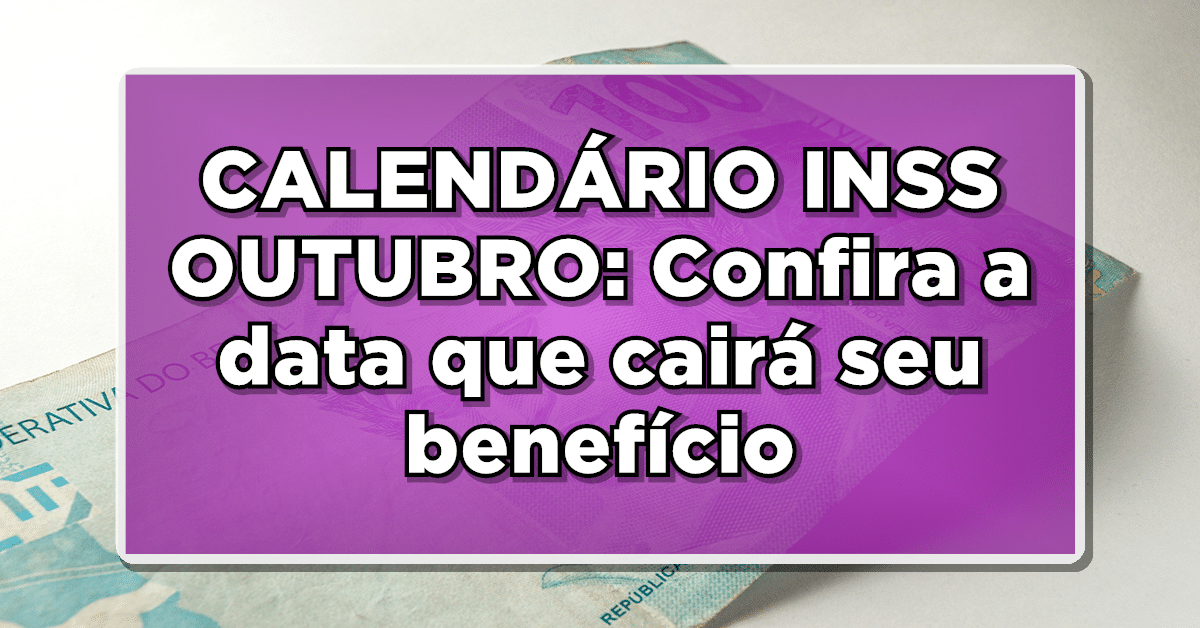 Calendário INSS outubro