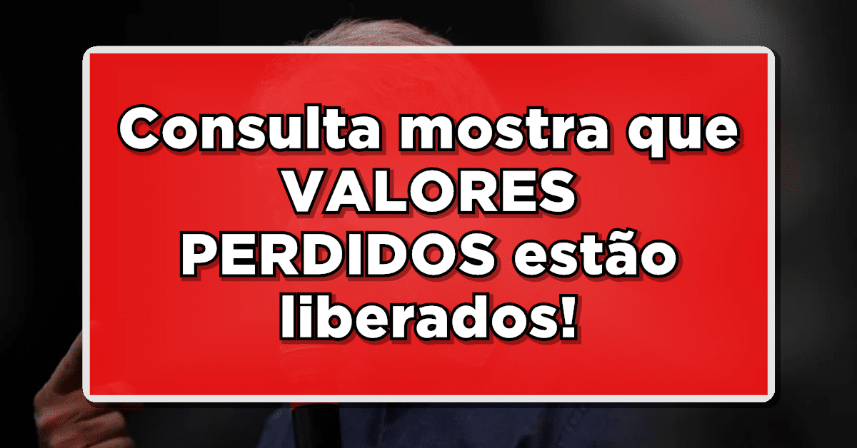 como consultar valores esquecidos