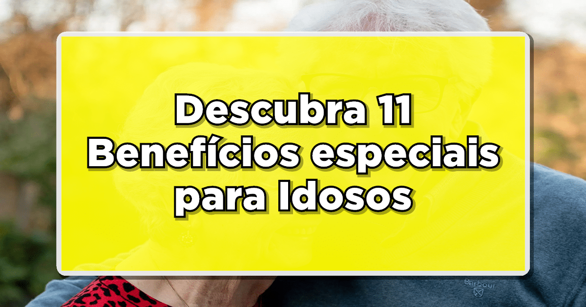 Veja 11 benefício para idosos que você não perder