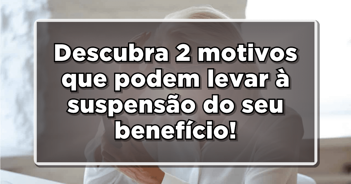 suspensão da aposentadoria inss