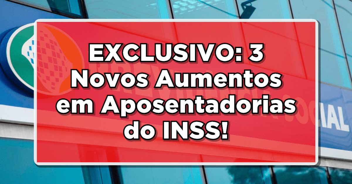 aumento aposentadoria inss