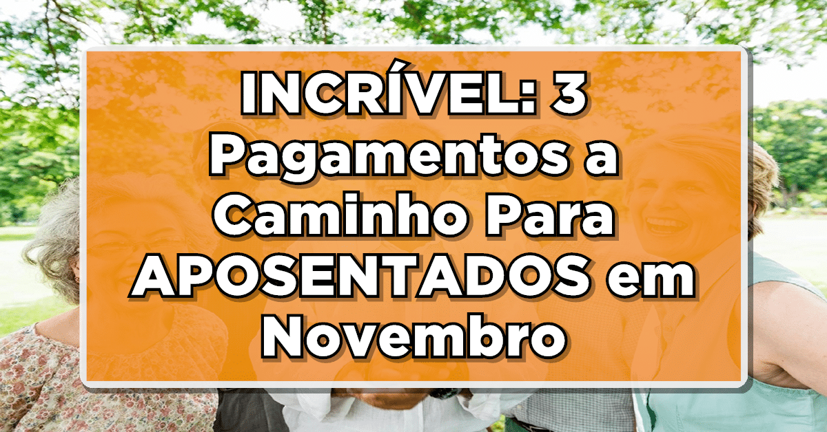 O INSS reservou três pagamento para os beneficiários, confira!