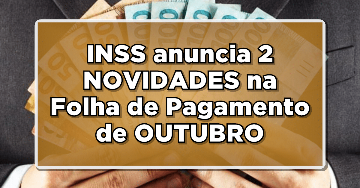 No que diz respeito ao pagamento do INSS no mês de outubro, foram divulgadas duas importantes inovações, as quais têm potencial para incrementar os montantes disponíveis nas contas dos beneficiários. Confira a seguir!