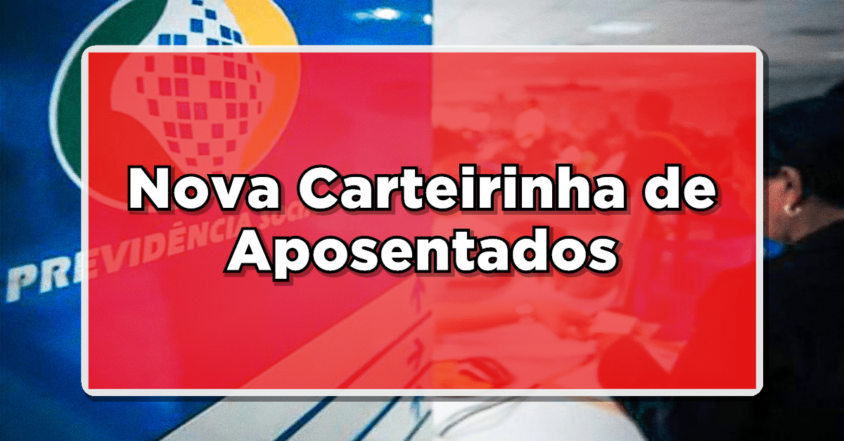 nova carteirinha do idoso