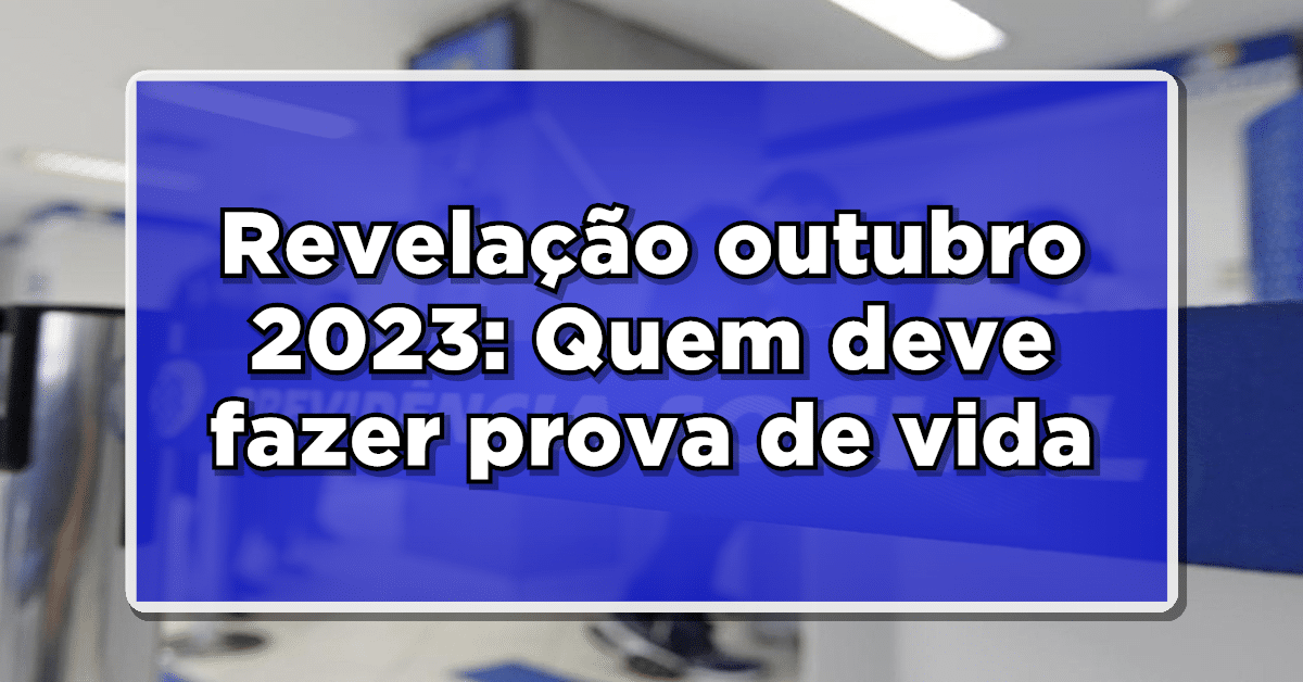 prova de vida inss outubro