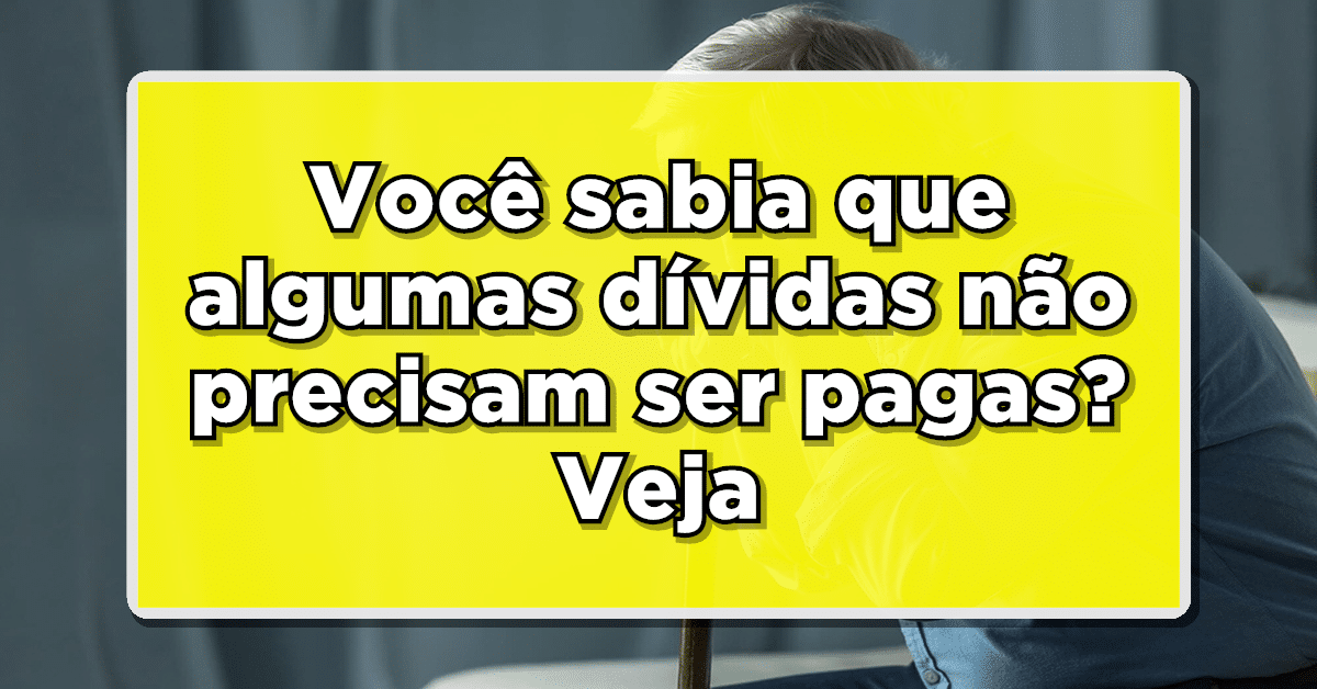 Conheça as dívidas que o aposentado não precisa mais pagar.