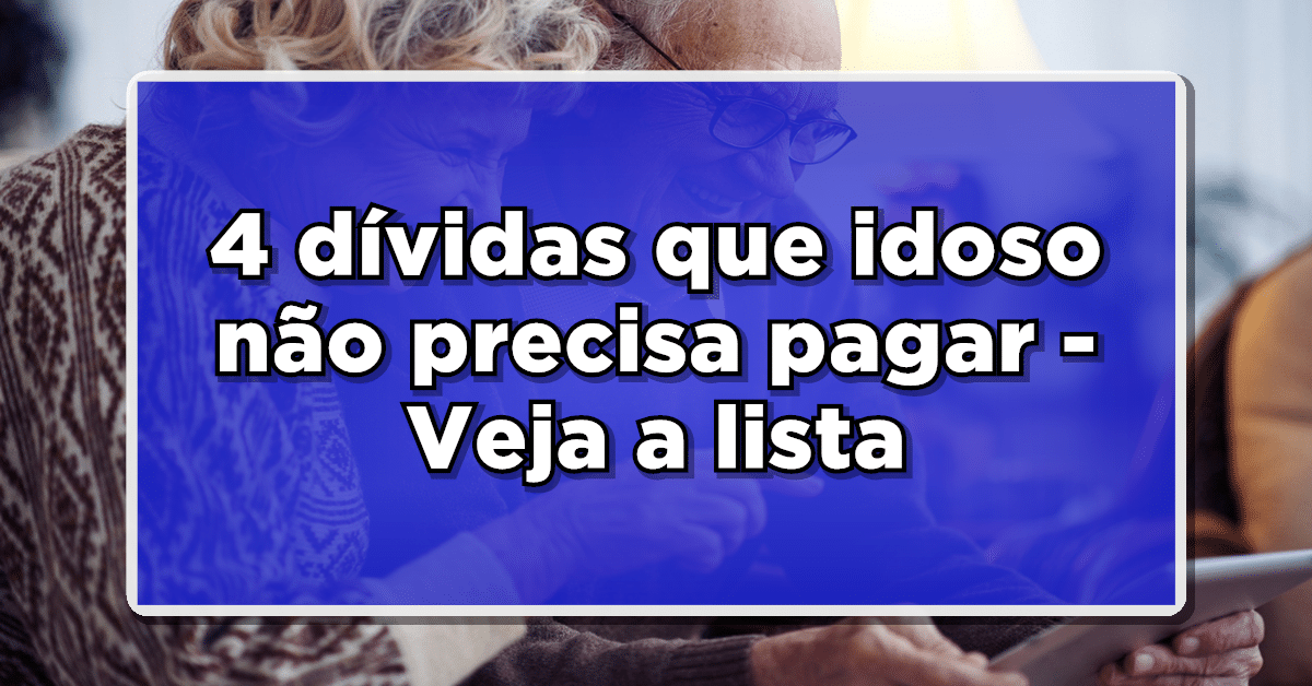 A Lei do Superendividamento estabelece quais dívidas específicas que aposentado não precisa pagar.