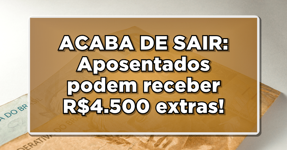 4500 para aposentados