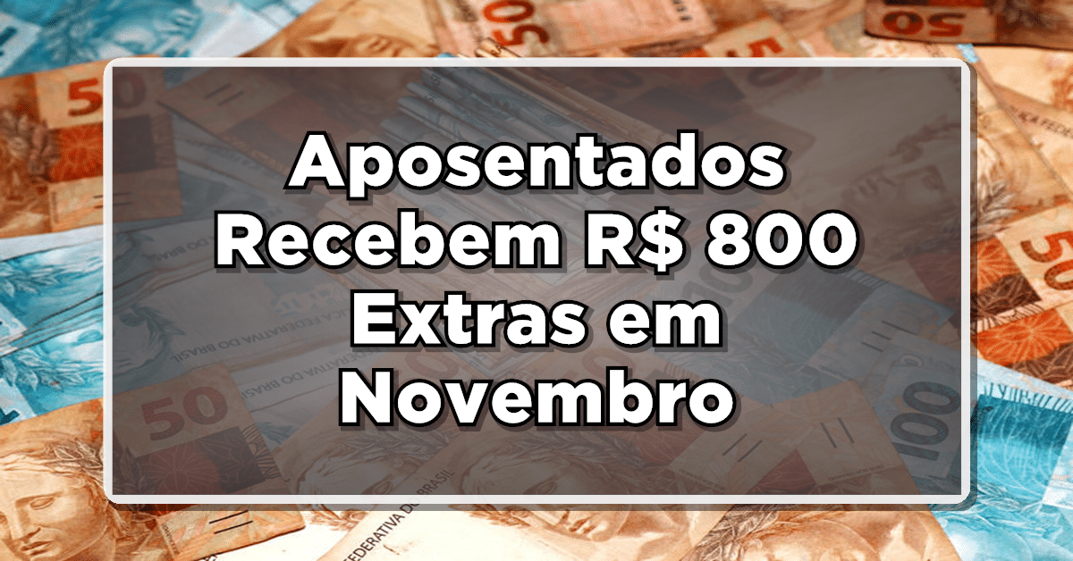 Abono extra em novembro