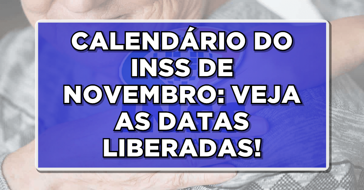 calendário inss novembro