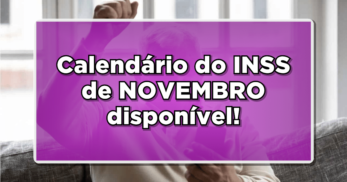 calendário INSS novembro
