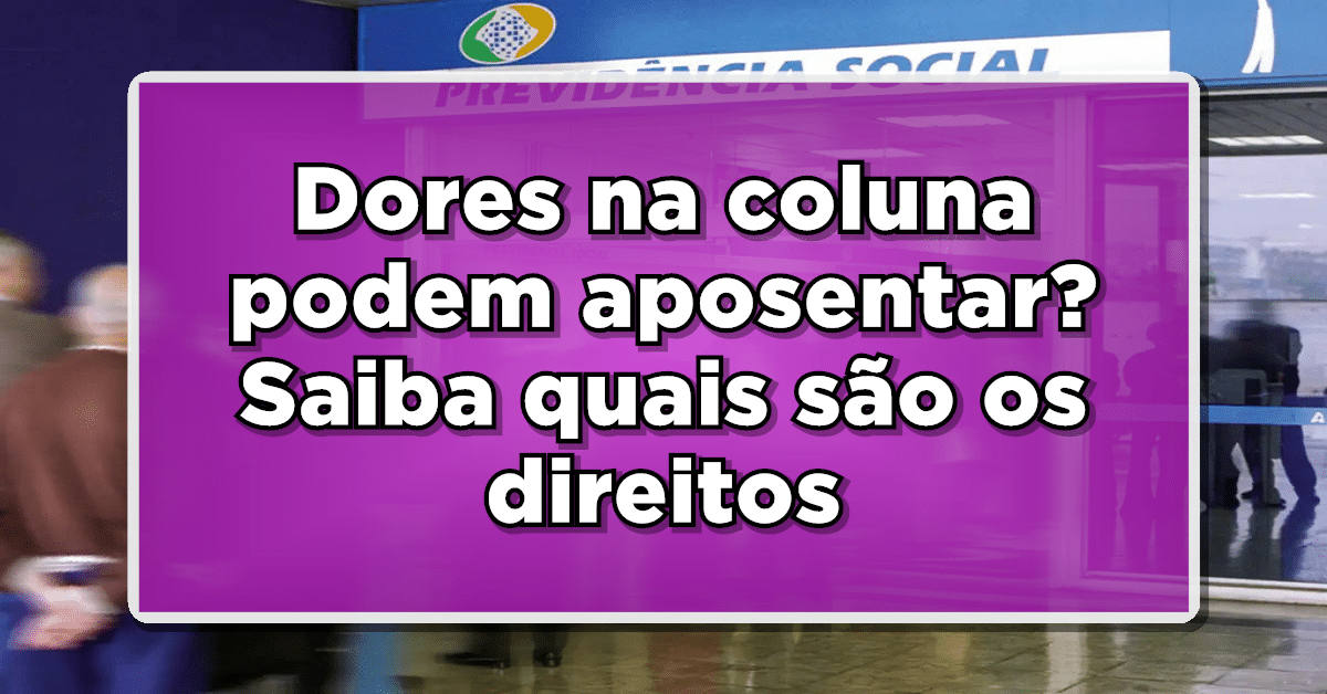 dor na coluna aposenta