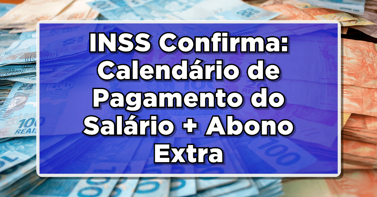 calendário INSS