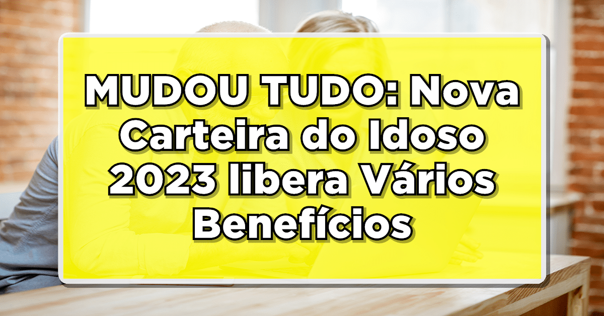 carteira do idoso 2023