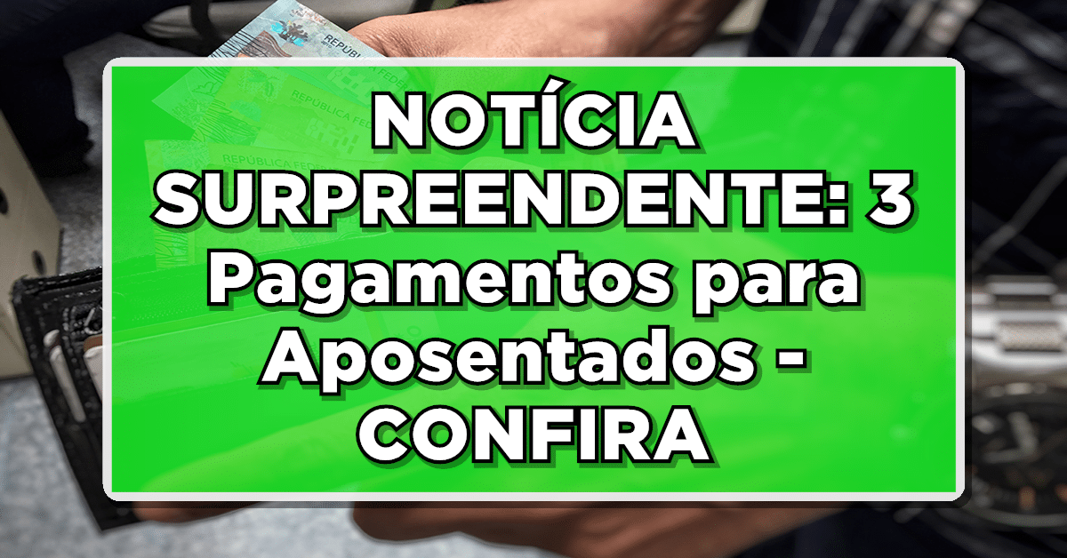3 pagamento inss para aposentados em novembro