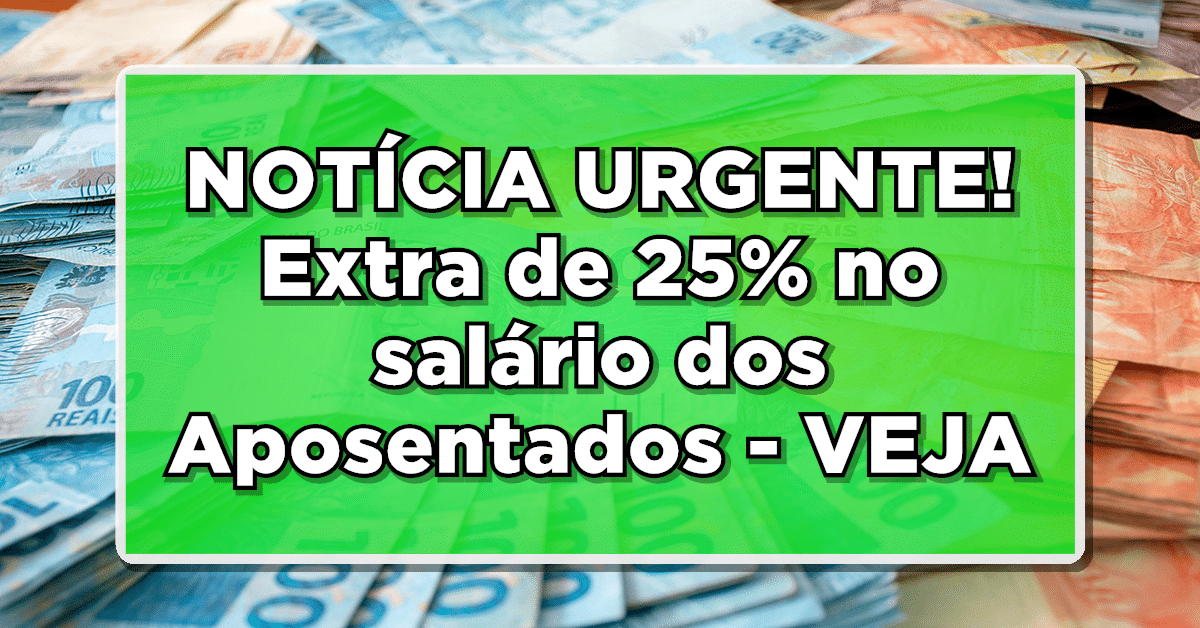 adicional de 25 para aposentados