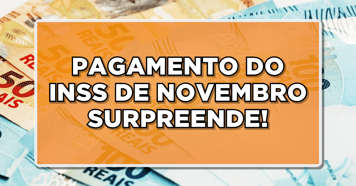 O pagamento do INSS em novembro será mais substancial para um grupo específico de beneficiários. Descubra mais detalhes.