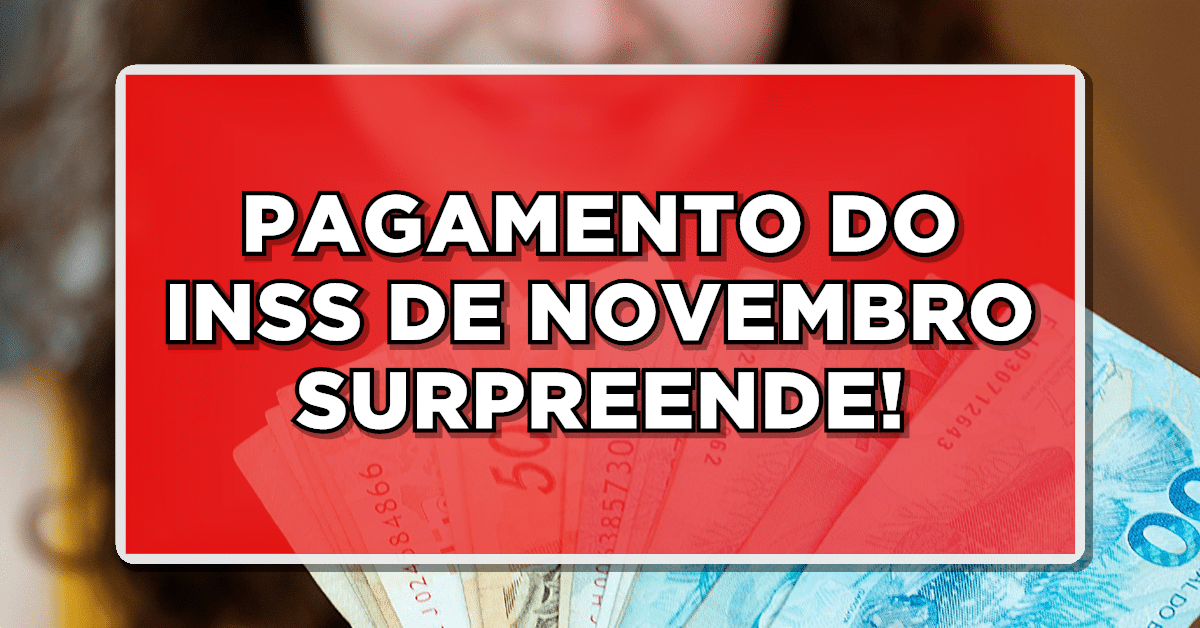 O pagamento do INSS em novembro será mais robusto para um grupo específico de beneficiários. Confira.